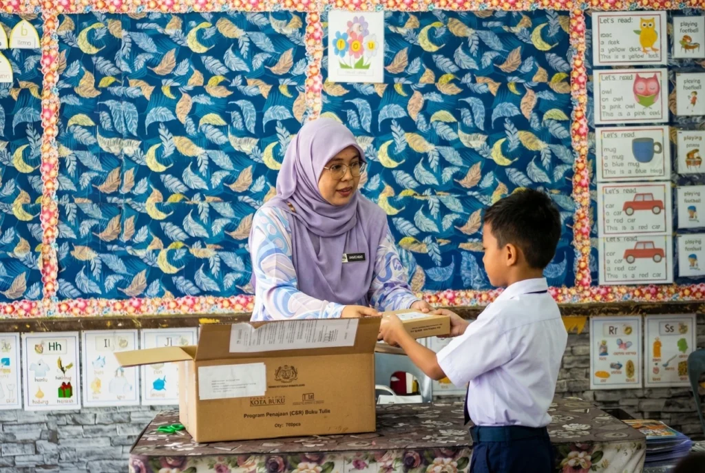 Recycled exercise books programme